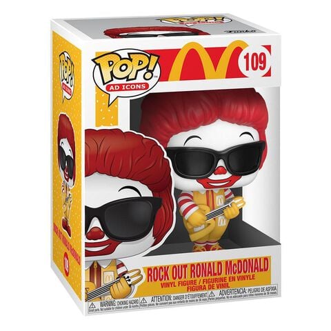 Figurine Funko Pop! N°109 - Ad Icons Mcdonalds - Rock Out Ronald